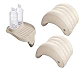Set di accessori da 3 pezzi per vasche idromassaggio Intex PureSpa (1x vassoio 28500, 2x poggiatesta 28501)