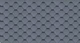 Set di tegole bituminose Hexagonal Rock H101GREY, copertura bituminosa di colore grigio Timbela M101 per casetta da giardino