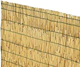 SF SAVINO FILIPPO Arella Arelle canniccio cannette in Canna di bambù pelato stuoia ombreggiante cm 150x300 cm 1,5x3 m per ...
