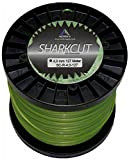 Sharkcut, filo per decespugliatore professionale, in alluminio, filo di nylon, rotondo, 4 mm, diverse lunghezze