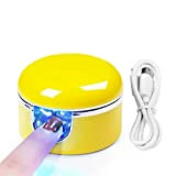 SHOVEL UV Nail Lamp, 3W Mini Nail Polish Dryer Portatile Nail Dryer per Gel Polish USB LED Lampade UV per ...