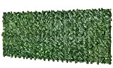 Siepe Artificiale 2x3m,Muro di Segretezza del Recinto Decorativo del Cortile Edera Finta per Recinzione(Size:2x3m/6.56x9.84ft)