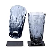 silwy® Bicchieri magnetici in plastica ad alta tecnologia con cuscinetti in gel nano metallici - bicchieri da campeggio antiscivolo, accessori ...