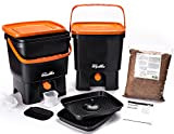 Skaza - mind your eco Bokashi Organico Cucina composter, Nero/Arancione