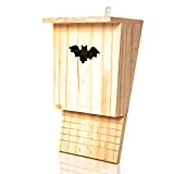 Skojig Casa per Pipistrelli in Legno Massiccio, Casetta Pipistrelli da Giardino, Bat Box Pipistrelli per nidificazione