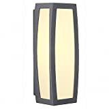 SLV MERIDIAN BOX E27 - Lampada da parete EEK: A - A+, colore: Antracite