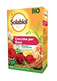 Solabiol Concime Granulare Biologico per Rose con Tecnologia Natural Booster per favorire lo sviluppo dell'apparato radicale e dei fiori, 750g