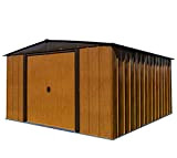 Spacemaker - Casetta per attrezzi Woodlake, 10 x 12 cm, effetto legno, 313 x 370 cm
