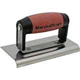 Spatola Marshalltown, Frattazzo per Bordi, estremità diritta, manico Durasoft, R 10mm, L 13mm, acciaio al carbonio, dimensioni: 152x76 mm