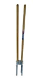 Spear & Jackson PHD-WH - Escavatore manuale per pali di recinzione e paesaggistica, con manico in legno