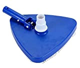 Spid'O 2976 - Testa per scopa Triangolare per piscina, colore: Blu