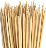 Spiedini in bambù per marshmallow.Spiedini da griglia extra lunghi XXL.Perfetti per grigliare, per hotdogs, salsicce e falò. 900 mm x ...