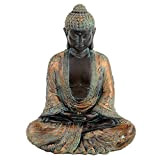 Statua Buddha Dhyana cm 19 x 12 x 24 Buddha della serenità e meditazione Giappone