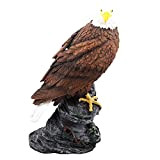 Statua del Giardino degli Animali, Statua dell'Aquila in Resina, Ornamento di Mini Uccelli per Giardino, Cortile, Prato