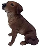 Statua in poliresina di cane Labrador Retriever – Dipinta a mano – Intricato dettaglio adatto per uso interno ed esterno ...