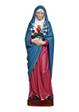 Statua Madonna Addolorata cm 41 in resina colorata - realizzata e dipinta a mano