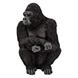 Statua realistica in poliresina Gorilla da 15 pollici – Dipinta a mano – Intricato dettaglio adatto per uso interno ed ...