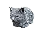 Statua Scultura Gatto felino, Fatto a Mano, Resistente al Gelo