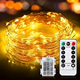 Stringa Luci Led Batteria 12M*1 Pezzi, Lucine LED Decorative 120 LED Impermeabile IP65, Luci Decorative da Interni e Esterni Decorative ...