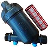 Suinga Filtro di Malla 1" per tubo 32 mm. Include tappo di scarico. Utilizzato in impianti di irrigazione e irrigazione ...