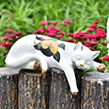Sungmor Lovely Cat Garden Statue - Ornamenti per statue di gatti da esterno per interni - Giardino di casa Piante ...