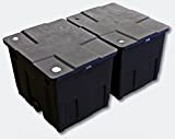 SunSun Set per laghetti Filtro a 2 camere 60000l chiarificatore UVC Serie 3 da 24W Tubo 5m
