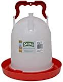 SUPA Deluxe - Bevitore per pollame Resistente, 3 Litri, qualità Premium, Prodotto nel Regno Unito