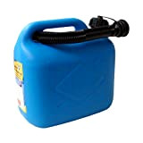 Tanica carburante 5 litri, PVC blu,omologazione ONU