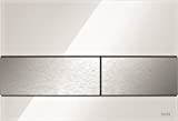 TECE 9240801 Square - Piastra di azionamento in acciaio INOX, colore: Bianco