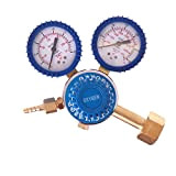 TECHNIC Riduttore di pressione dell'aria per regolatore di gas ossigeno Adatto per la saldatura Mig Mag Tig 2 misuratori Valvola ...