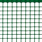tenax Quadra 20 Verde 0,50 x 3 m, Rete Protettiva in Plastica per Cancelli, Recinzioni e Balconi