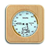 TFA Dostmann 40.1007 - Termometro e igrometro da Sauna in Fibra Sintetica