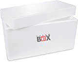 THERM BOX Scatola in polistirolo Thermobox per alimenti e bevande Scaldavivande in polistirolo (78x35x45cm - 87,60L Volume) Riutilizzabile