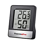 ThermoPro TP49 Mini Igrometro Termometro Digitale Termoigrometro da Interno per Casa Monitor di Temperatura e umidità per Ambienti con Livello ...