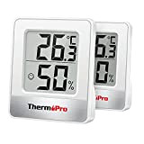 ThermoPro TP49 Termometro Igrometro Digitale per Ambiente Misuratore di Umidità e Temperatura Interno per Casa Termoigrometro Professionale per Misura Stanza