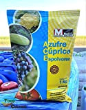 Todo Cultivo Zolfo cuprico blu per spolverare 1 kg Fungicida e acaricida ecologico in polvere Molto efficace nella prevenzione di ...