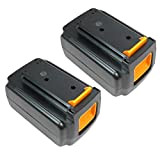 Trade-Shop - 2 batterie agli ioni di litio, 36 V/2000 mAh, sostituisce Black & Decker BL2036, BL2036-XJ, LBXR36 per GLC3630L20 ...