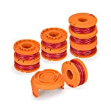 Trimmer Line - 10 piedi Grass Trimmer Edger, String Spool Line Replacement Fit per WORX WA0010,9 Pack (8 Pack Grass ...
