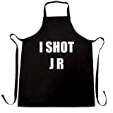 TV Parody Grembiule I Shot J R Ewing Slogan Black One Size