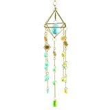 Uhjoe Crystal Suncatcher Rainbow Crystal Prism Pendnt k9 Crystal Ornament Window Hanging Chandelier Sun Catcher Gold Plated Suncatcher per Home ...