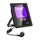 UV LED Nero Luce Eleganted LED 10W Decorativa Viola LED per risparmio energetico IP66 Impermeabile 395-400nm Lunghezza d'onda Luce UV-A ...