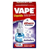 Vape Ricarica Liquida Antiodore, Protegge da Zanzare e Combatte Odori di Umidità e Chiuso, 60 Notti, 1 Unità