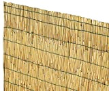 VERDELOOK Arella Cina in cannette Bamboo pelato, 1x5 m, bambù per recinzioni e Decorazioni