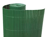 VERDELOOK Double, Arella in plastica con Listelli bifacciali, 3x1 m, Verde
