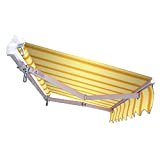 VERDELOOK Tenda da Sole Panarea avvolgibile, larghezza 4 m e sporgenza reclinabile fino a 2,5 m, beige e ocra