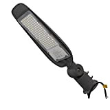 Vetrineinrete® Lampada armatura stradale inclinabile led lampione stradale faro esterno 100 watt luce bianca fredda 6500K IP65 P96