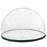 VEVOR Set di tende a bolle a cupola geodetica da giardino con copertura in PVC, con borsa portaoggetti e luci ...