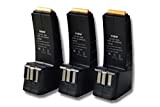 vhbw Offerta risparmio 3x Ni-MH Batteria 3000mAh (12V) compatibile con apparecchi Festo Festool CCD12ES-C, CCD12FX, CCD12MH, CCD12v,CDD12,CDD12E,CDD12ES,CDD12ESC