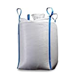 Viceree Mini Big Bag 50x50x75 Cm Portata 200 Kg Sacchi per Trasportare Stoccare e Smaltimento Materiali Da Giardino Legna Sabbia ...