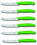 Victorinox Set coltelli da tavola Set Regalo di Swiss Classic Rotondo Verde, 6.7336.l114g